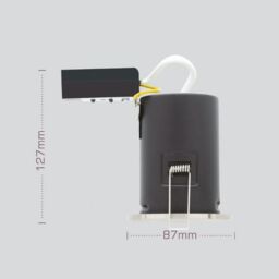 First Choice Lighting Set of 24 Fire Rated Bathroom Recessed Downlights - Brushed Steel IP65 in Silver - thumbnail 4
