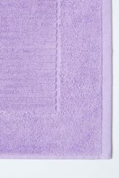 Homescapes Imperial Plain Cotton Bath Mat in Lilac - thumbnail 2