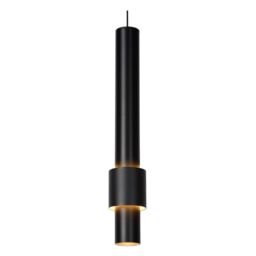 Lucide 'MARGARY' Dimmable Stylish Adjustable Indoor Modern LED Pendant Light in Black - thumbnail 5