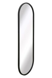 MirrorOutlet Black Metal Framed Double Arched Garden Wall Mirror (160 X 55CM) - Size: 1 Pack - thumbnail 4