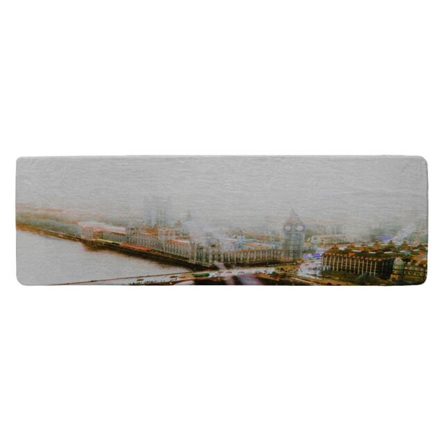 Benjamin Tate Design Big Ben In The Mist Runner Rug in Natural - Size: 67 cm x 230 cm - image 1