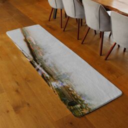 Benjamin Tate Design Big Ben In The Mist Runner Rug in Natural - Size: 67 cm x 230 cm - thumbnail 2