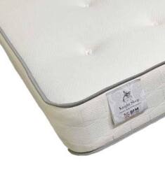 "Knight Sleep SKY Plush Bed Set With Mattress, 2 Drawers Same Side & 24""Headboard in Mustard - Size: King" - thumbnail 3