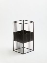 Orsina Black Floor Standing Planter, Robust Constructed Large Flower Pot For Garden, Lightweight Flower Pot - thumbnail 4