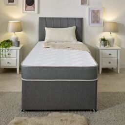 Starlight Beds Cube Memory Foam Hybrid Spring Mattress in Grey - Size: Small Double - thumbnail 3