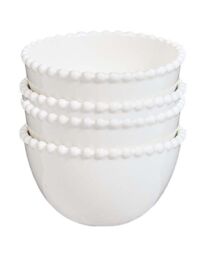 Dibor Set of 12 Four Person Auvergne Beaded White Christmas Dinner Set - Size: 12 Pack - thumbnail 7