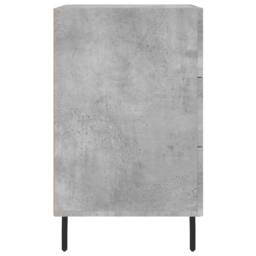 Berkfield Home Modern Bedside Cabinet Concrete Grey 40x40x66 cm Engineered Wood - Size: 40 x 40 x 66 cm - thumbnail 6