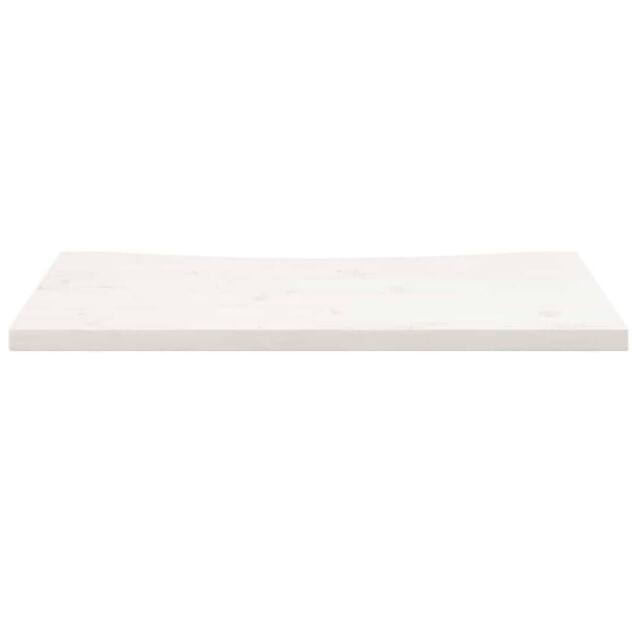 Berkfield Home Beautiful Desk Top White 80x40x2.5 cm Solid Wood Pine - image 1