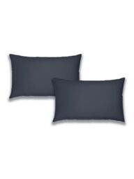 Catherine Lansfield 'Brushed Cotton' Pillowcase Pair in Navy - Size: Standard Pillow Case - thumbnail 3