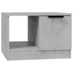 Berkfield Home Decorative Coffee Table Concrete Grey 50x50x36 cm Engineered Wood - Size: 50 x 50 x 36 cm - thumbnail 3