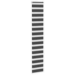 Berkfield Home Zebra Blind Black 40x230 cm Fabric Width 35.9 cm Polyester - thumbnail 3