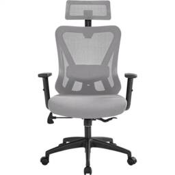 KORVIXA Office Chair Ergonomic Desk Chair in Grey - Size: 0.6m2
