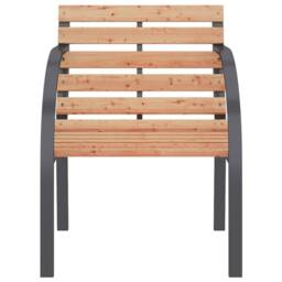 Berkfield Home Garden Chairs 2 pcs Wood in Brown - thumbnail 4