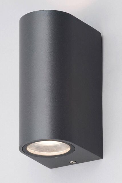 BHS Lighting Smithe Outdoor Up & Down Wall Light in Black - image 1