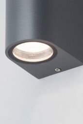 BHS Lighting Smithe Outdoor Up & Down Wall Light in Black - thumbnail 3