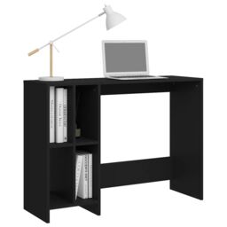 Berkfield Home Notebook Desk Black 102.5x35x75 cm Engineered Wood - thumbnail 5