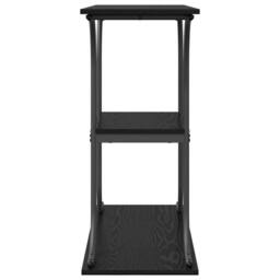 Berkfield Home Modern Console Table Black oak 101 x 35 x 80.5 cm Engineered wood - thumbnail 6