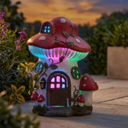 Garden Greatness Mush-Room Colour Changing Solar Garden Light - thumbnail 1