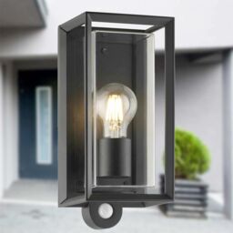 First Choice Lighting Set of 2 Brandon - Black Motion Sensor Outdoor Wall Lights - thumbnail 6