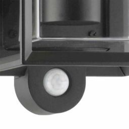 First Choice Lighting Set of 2 Brandon - Black Motion Sensor Outdoor Wall Lights - thumbnail 4