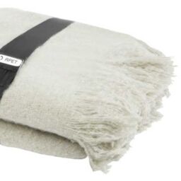 Seasons Faux Mohair Blanket in Light Grey - thumbnail 2