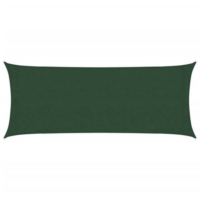 Berkfield Home Sunshade Sail 160 g/m ² Dark Green 2x4.5 m HDPE - image 1