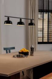 Netlighting Tatawin Lineal Small Black Lineal Dome Pendant Lamp - thumbnail 2