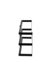 H&O Direct Premium Iron Bathroom Wall Mounted Towel Rack in Black - thumbnail 6