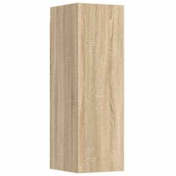 Berkfield Home Sturdy 5 Piece TV Cabinet Set Sonoma Oak Engineered Wood in Light Oak - thumbnail 5