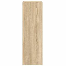 Berkfield Home Sturdy 5 Piece TV Cabinet Set Sonoma Oak Engineered Wood in Light Oak - thumbnail 8