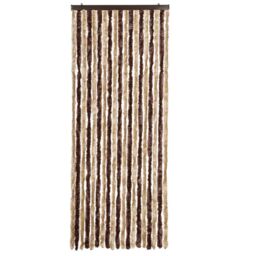 Berkfield Home Insect Curtain Beige & Light Brown 56x185 cm Chenille - thumbnail 3