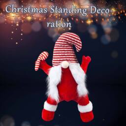 VFM e-Store Christmas Gonk Decoration 44cm x 34cm Red X 1 - Size: 44 cm x 34 cm - thumbnail 3