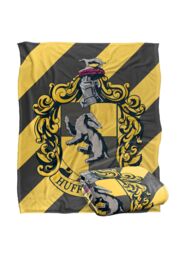 Warner Brothers Harry Potter Hufflepuff Crest 4 Blanket 152 x 127 cm in White - thumbnail 2