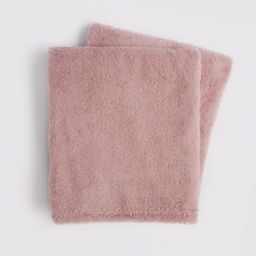 OHS Large Teddy Fleece Throw Blanket in Light Pink - Size: 150 cm x 200 cm - thumbnail 3
