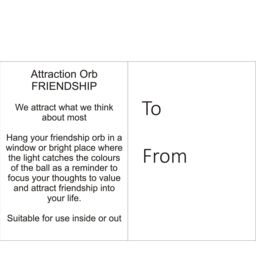 Sienna Glass Attraction Orb Friendship in Baby Pink - thumbnail 3