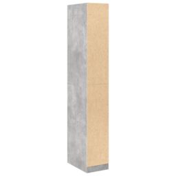 Berkfield Home Wardrobe Concrete Grey 30x50x200 cm Engineered Wood - Size: 30 x 50 x 200 cm - thumbnail 6