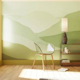 Superfresco Easy Beyond the Horizon Green Print To Order 3m x 2.8m Mural - thumbnail 1