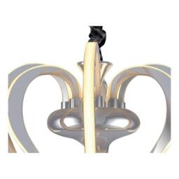 Netlighting Versailles Pendant LED Light 57W 2733lm 3000K Chrome White Acrylic in Grey - thumbnail 4