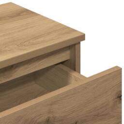 Berkfield Home Elegant Bedside Cabinets 2 pcs Artisan Oak 40x30x39 cm Engineered Wood in Brown - Size: 40 x 30 x 39 cm - thumbnail 8