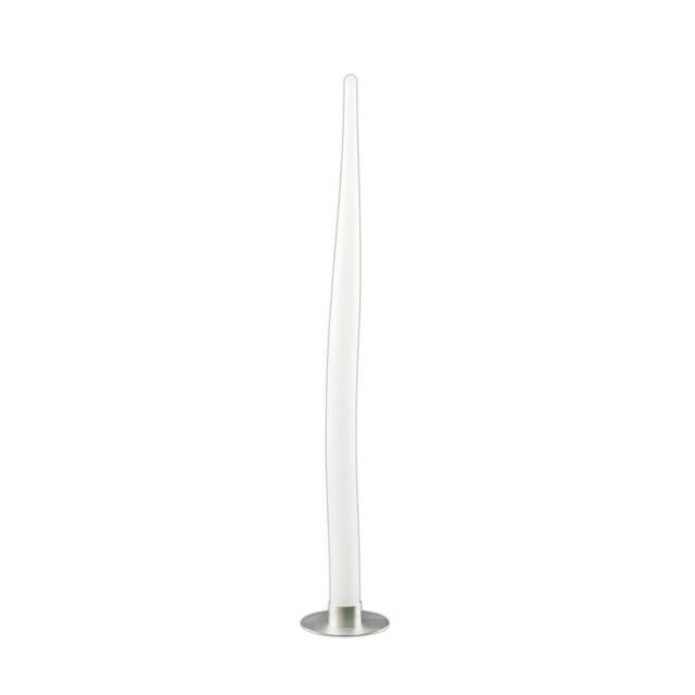 Netlighting Estalacta Floor Lamp GU10 Small Indoor Outdoor IP44 Silver Opal White - image 1
