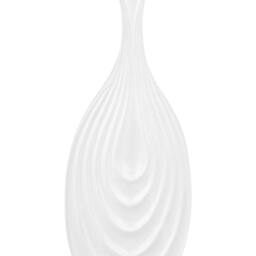 Wyld and Coco Carved Porcelain Vase White 39 cm - thumbnail 2