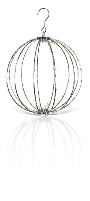 Netagon Christmas Festive Outdoor 140 Led Copper Sphere With Timer, Power Supply & 10m Lead in Gold - image 1