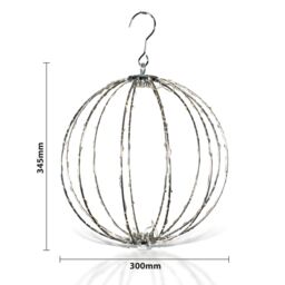 Netagon Christmas Festive Outdoor 140 Led Copper Sphere With Timer, Power Supply & 10m Lead in Gold - thumbnail 2