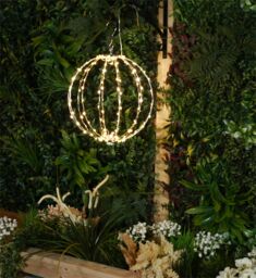Netagon Christmas Festive Outdoor 140 Led Copper Sphere With Timer, Power Supply & 10m Lead in Gold - thumbnail 4