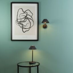 ValueLights Avery Rechargeable Easy Fit Wall Touch Light Fitting Single in Black - thumbnail 3