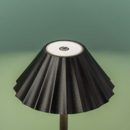ValueLights Avery Rechargeable Easy Fit Wall Touch Light Fitting Single in Black - thumbnail 4