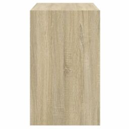 Berkfield Home Shoe Cabinet Sonoma Oak 80x42x69 cm Engineered Wood in Brown - Size: 80 x 42 x 69 cm - thumbnail 6