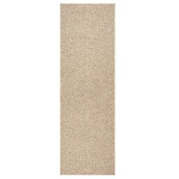 Berkfield Home Rug ZIZUR 80x200 cm Jute Look Indoor & Outdoor in Brown - Size: Medium - thumbnail 4