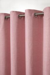 Smart Living Textured Print Eyelet Lined Curtains for Bedroom & Living - 2 Panels in Pink - Size: 167 cm width x 137 cm drop - thumbnail 3