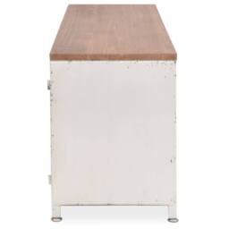 Berkfield Home TV Cabinet 120x30x40 cm White - Size: 120 x 30 x 40 cm - thumbnail 5